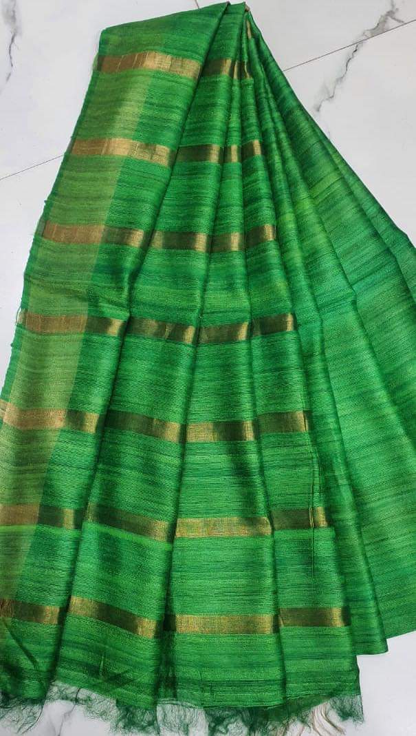 Pure desi tussar silk saree SILK ZONE