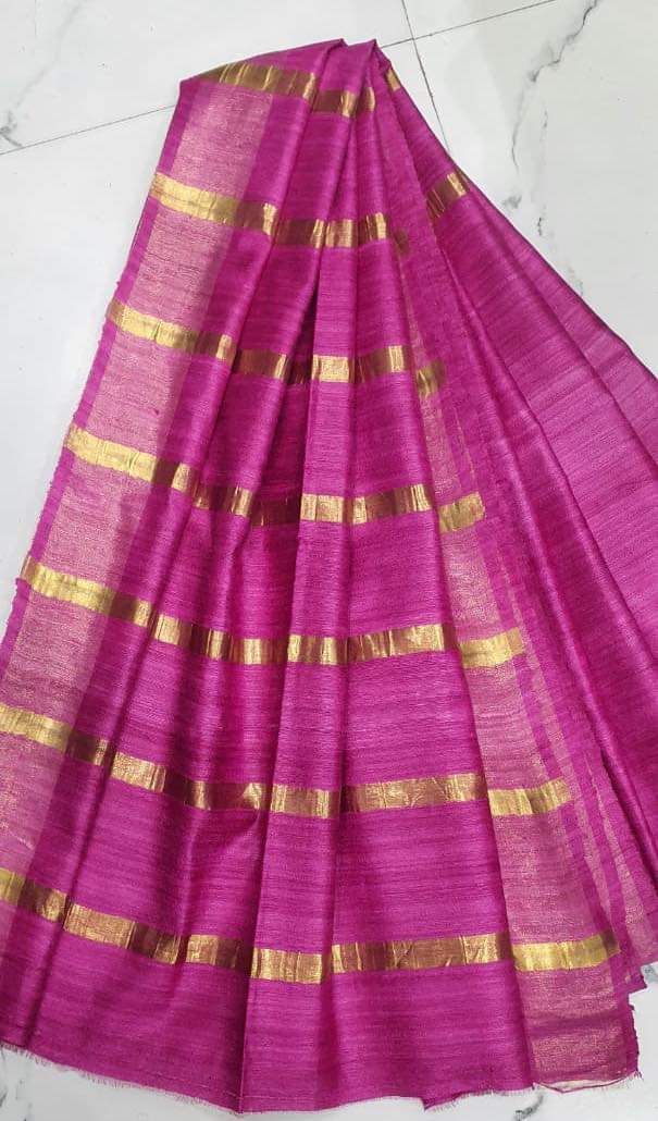 Pure desi tussar silk saree SILK ZONE