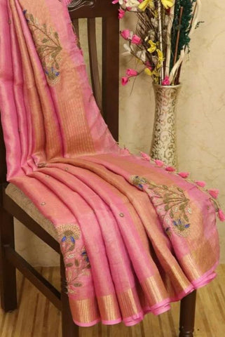 Pure desi tussar silk saree SILK ZONE