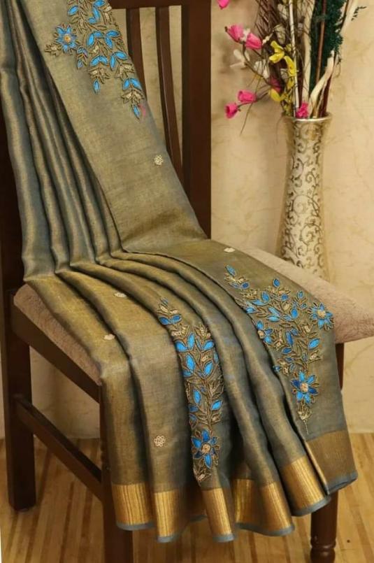 Pure desi tussar silk SILK ZONE