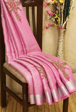 Pure desi tussar silk saree SILK ZONE