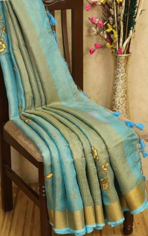 Pure desi tussar silk saree SILK ZONE