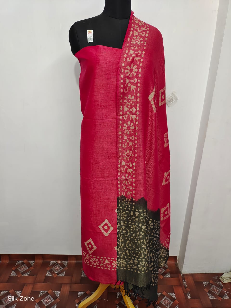 Cotton Dupion Batik Print Suit SILK ZONE