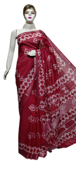Cotton linen batik print saree Husain