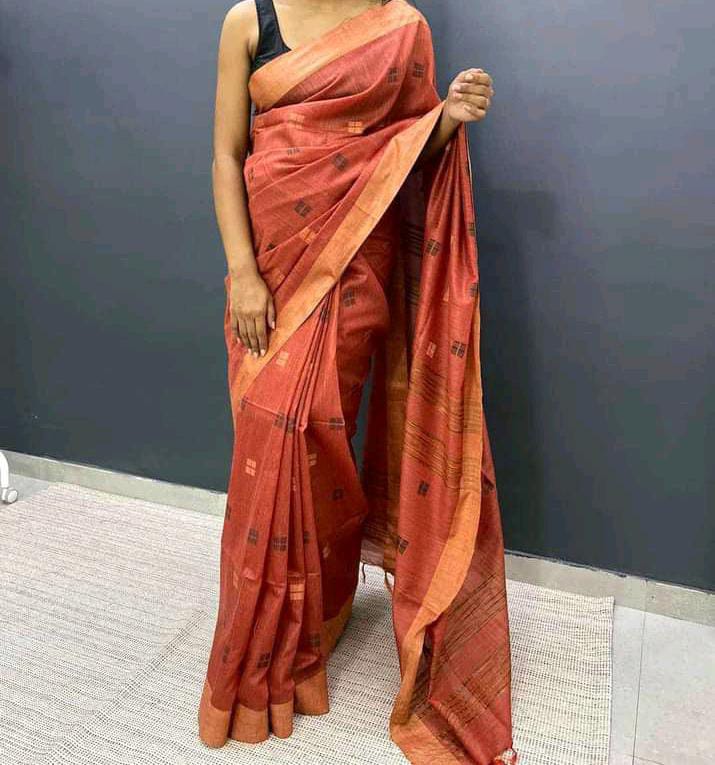 Pure kela resham silk saree SILK ZONE