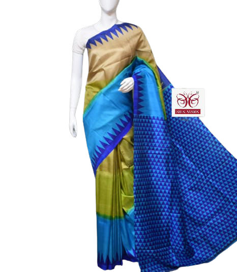 Pure Tussar Silk print saree