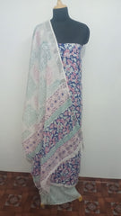 Cotton linen bagru print suit SILK ZON