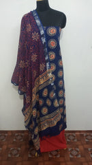 Cotton linen bagru print suit SILK ZONE