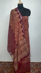Cotton linen bagru print suit SILK ZON