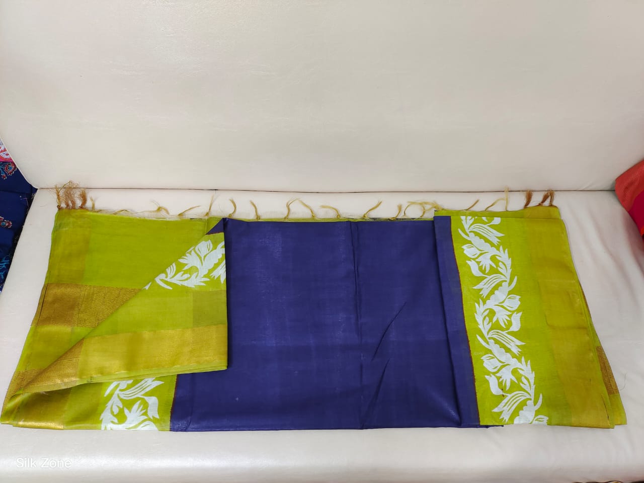 TUSSAR SILK PRINT SAREE