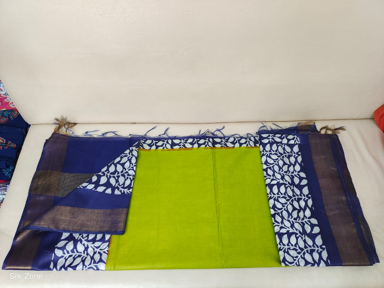 TUSSAR SILK PRINT SAREE