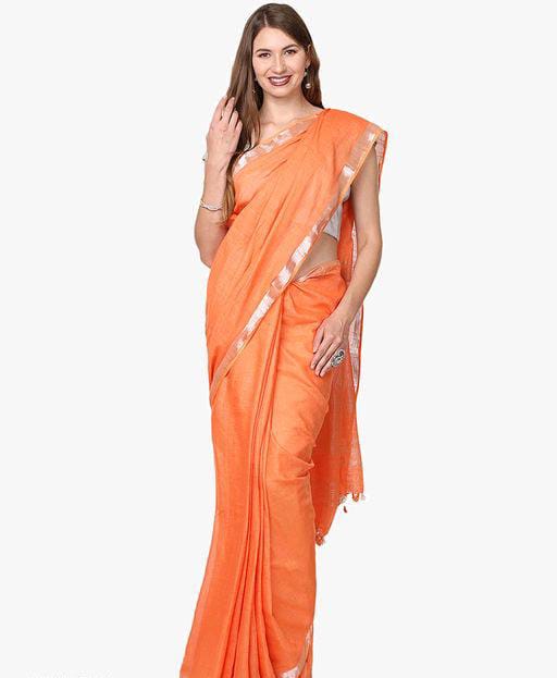 Semi linen soft saree SILK ZON