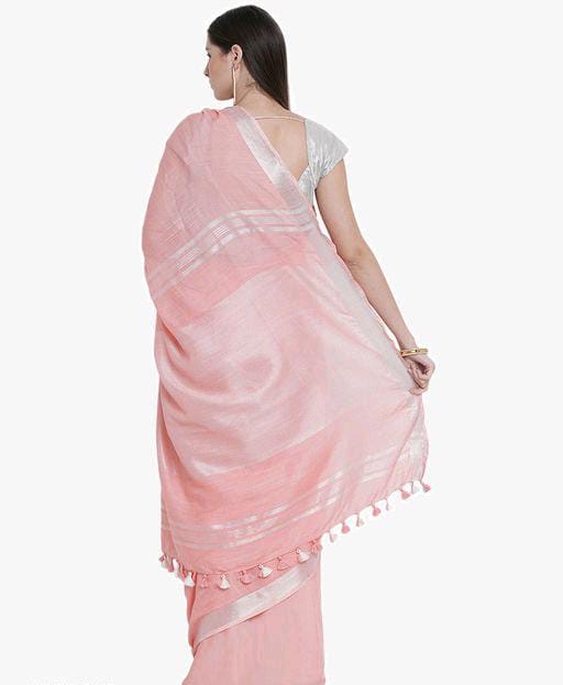 Semi linen soft saree SILK ZON
