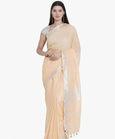 Semi linen soft saree SILK ZON