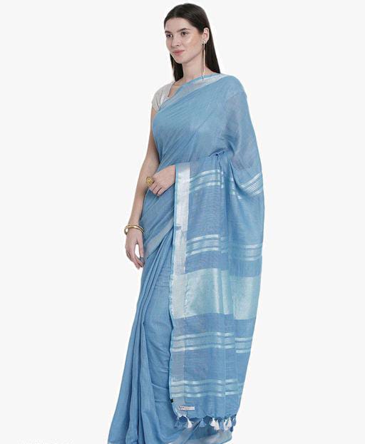 Semi linen soft saree SILK ZON