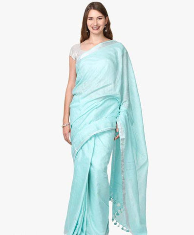 Semi linen soft saree SILK ZON