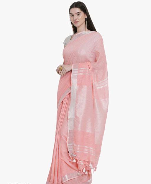 Semi linen soft saree SILK ZON