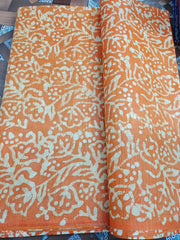 Cotton dupion batik print fabric SILK ZON