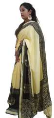 Modal Silk Hand Print Saree