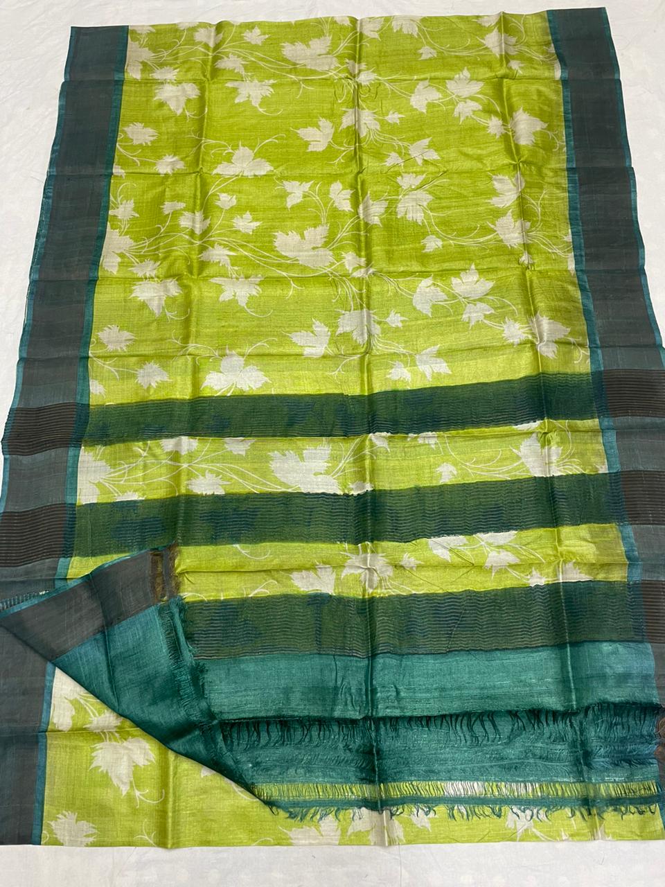 Pure Tussar Silk Saree