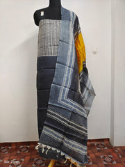 Tussar Silk print Suit