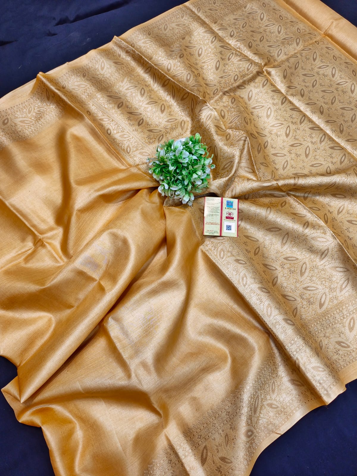 Pure tussar silk saree