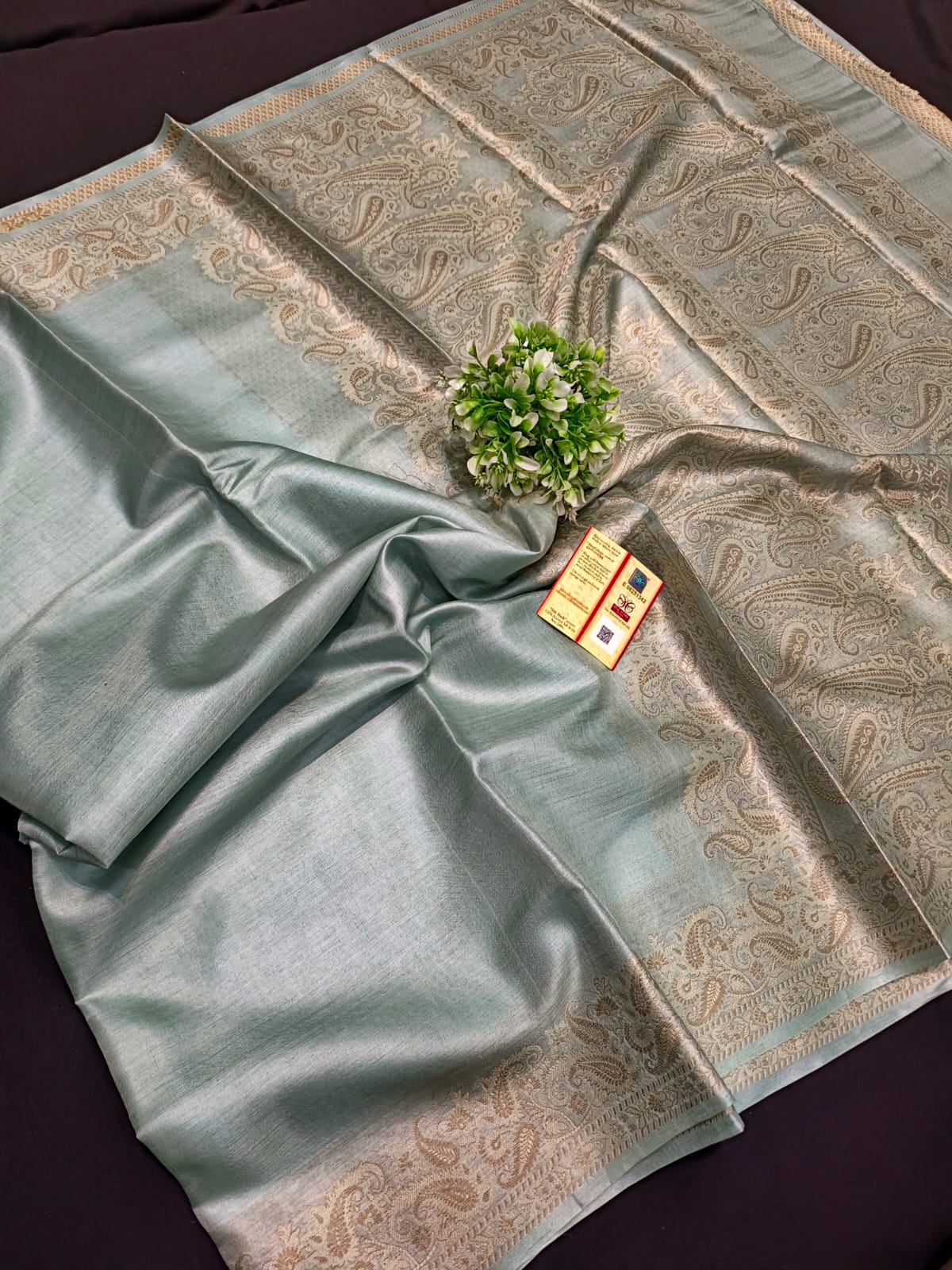 Pure tussar silk saree