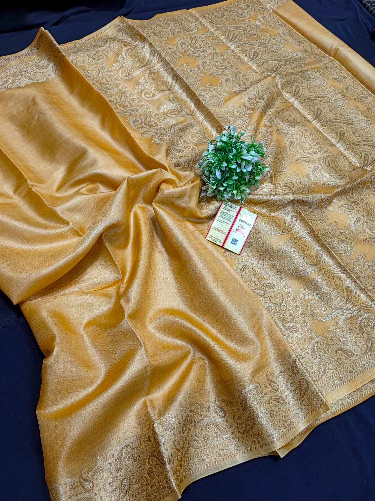 Pure tussar silk saree