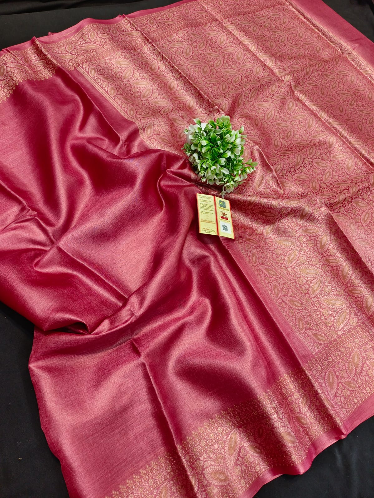 Pure tussar silk saree