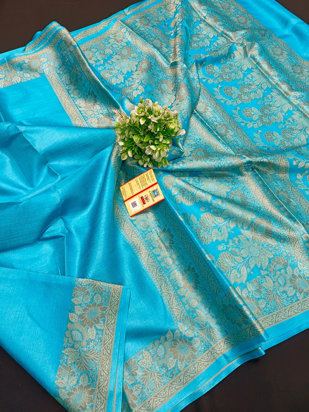 Pure tussar silk saree