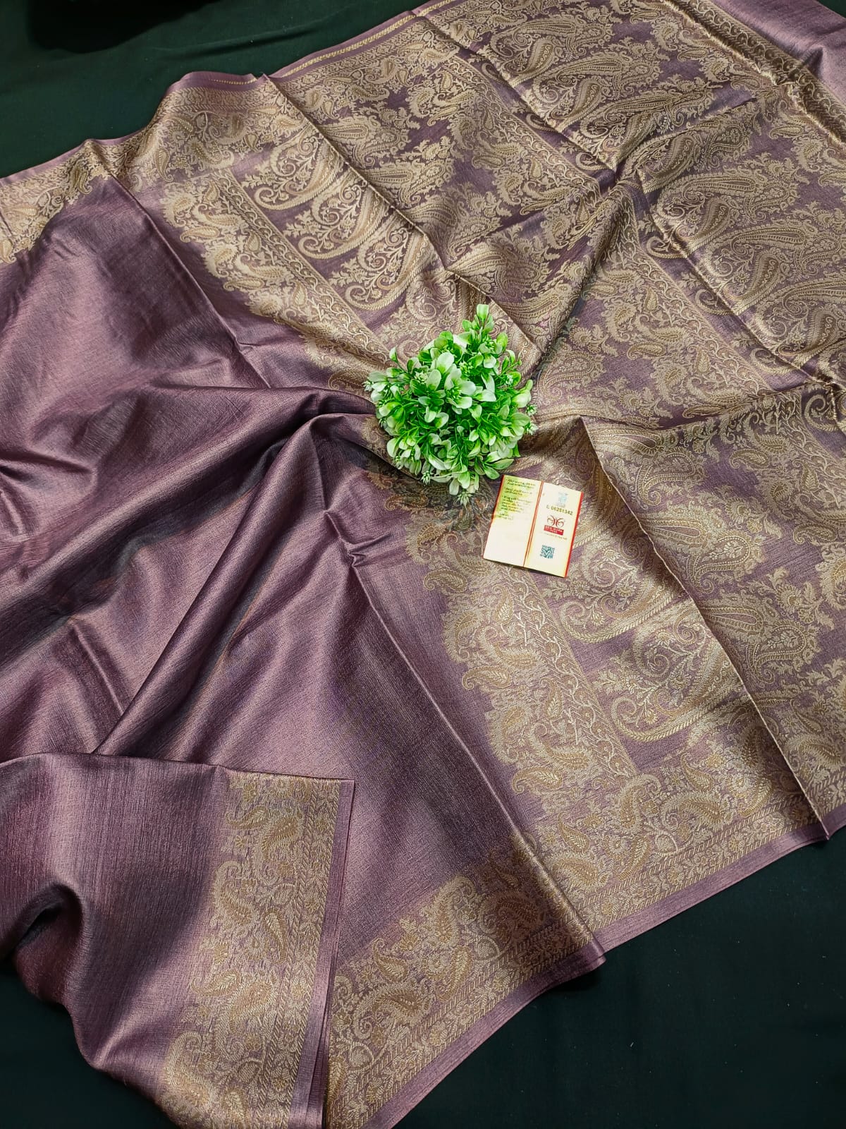 Pure tussar silk saree