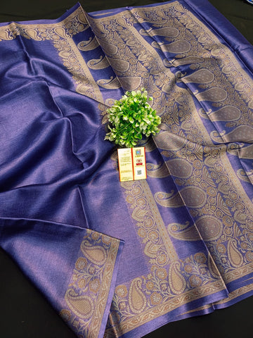 Pure tussar silk saree