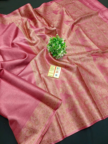 Pure tussar silk saree