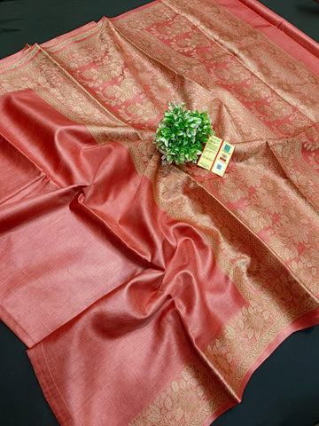 Pure tussar silk saree