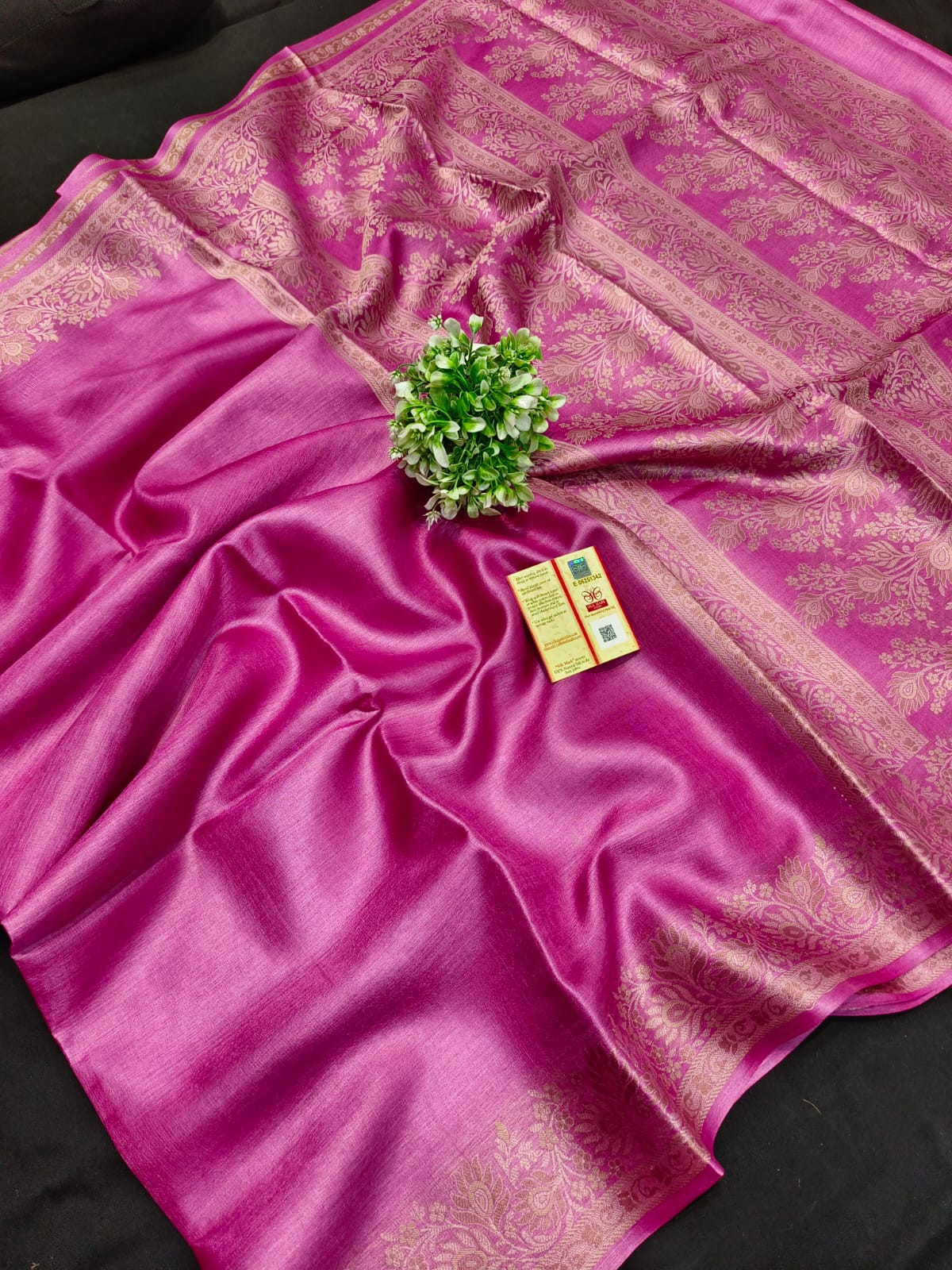 Pure tussar silk saree