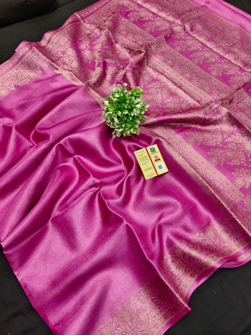 Pure tussar silk saree