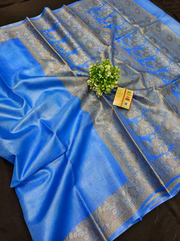 Pure tussar silk saree