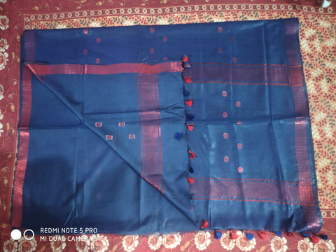 Soft silk buta saree