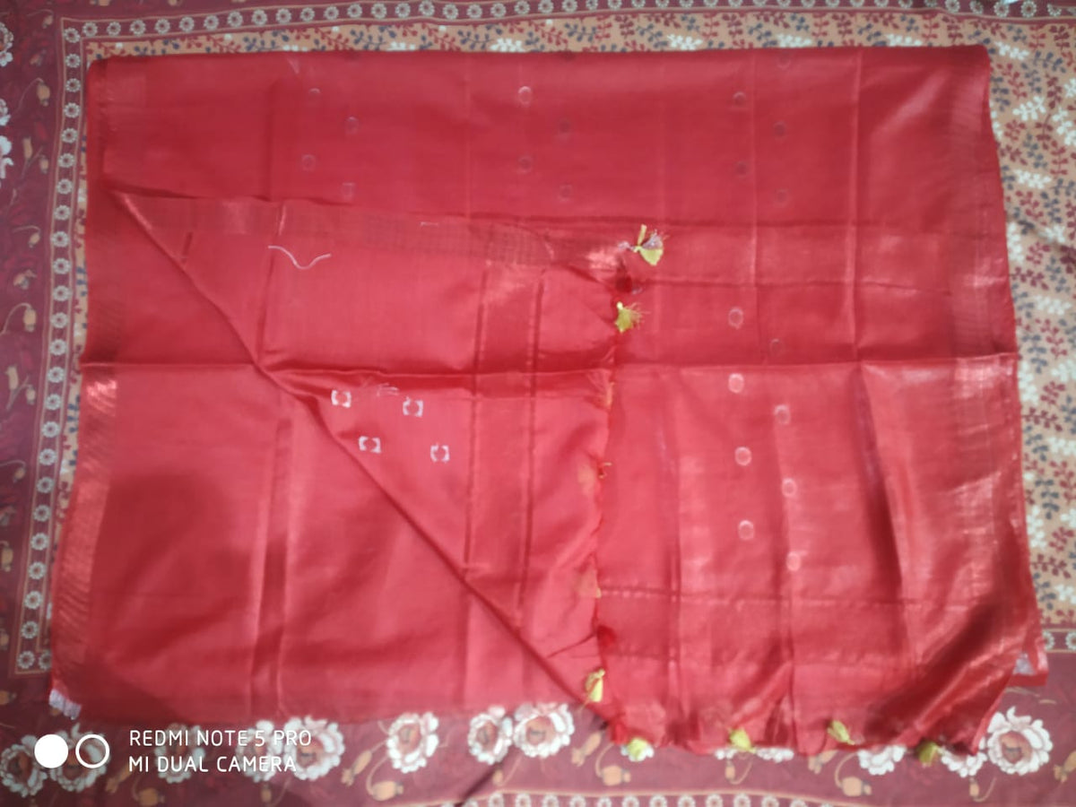 Soft silk buta saree