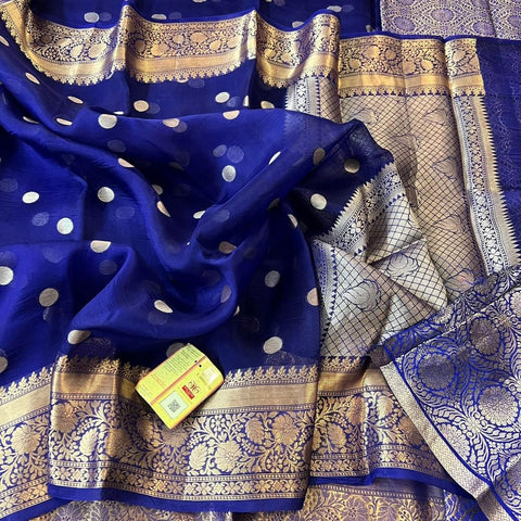 Kota organza banarsi border  saree