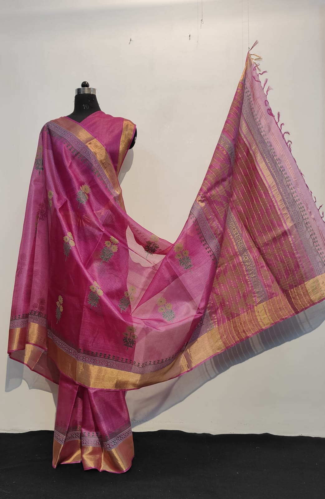 Tussar kosa silk saree