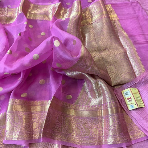 Kota organza banarsi border  saree