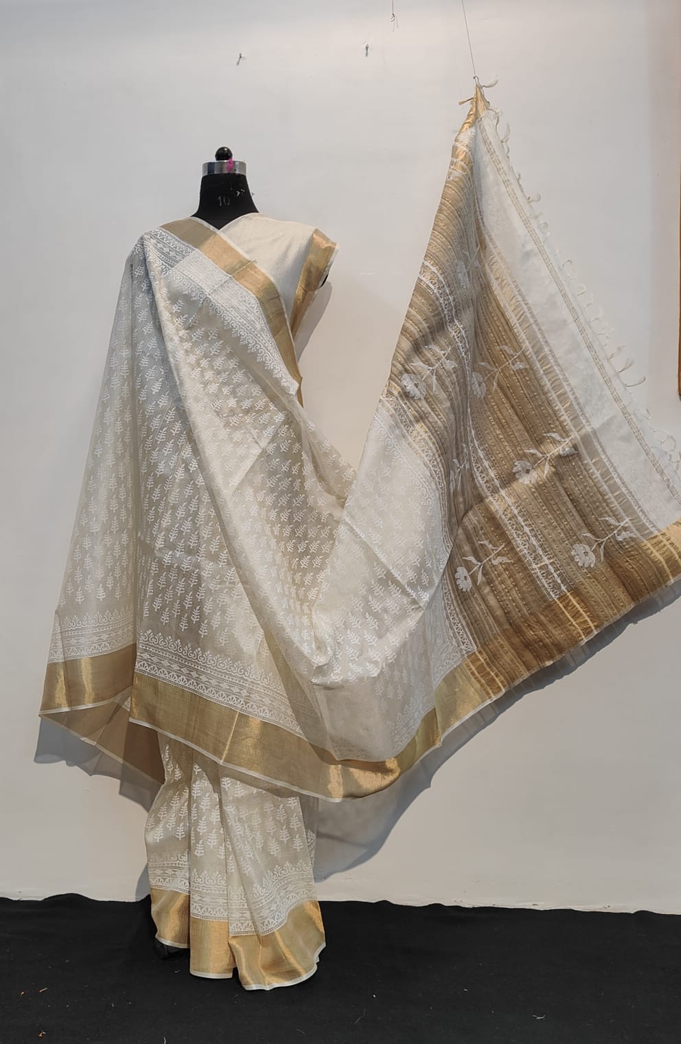 Tussar kosa silk saree