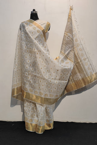 Tussar kosa silk saree