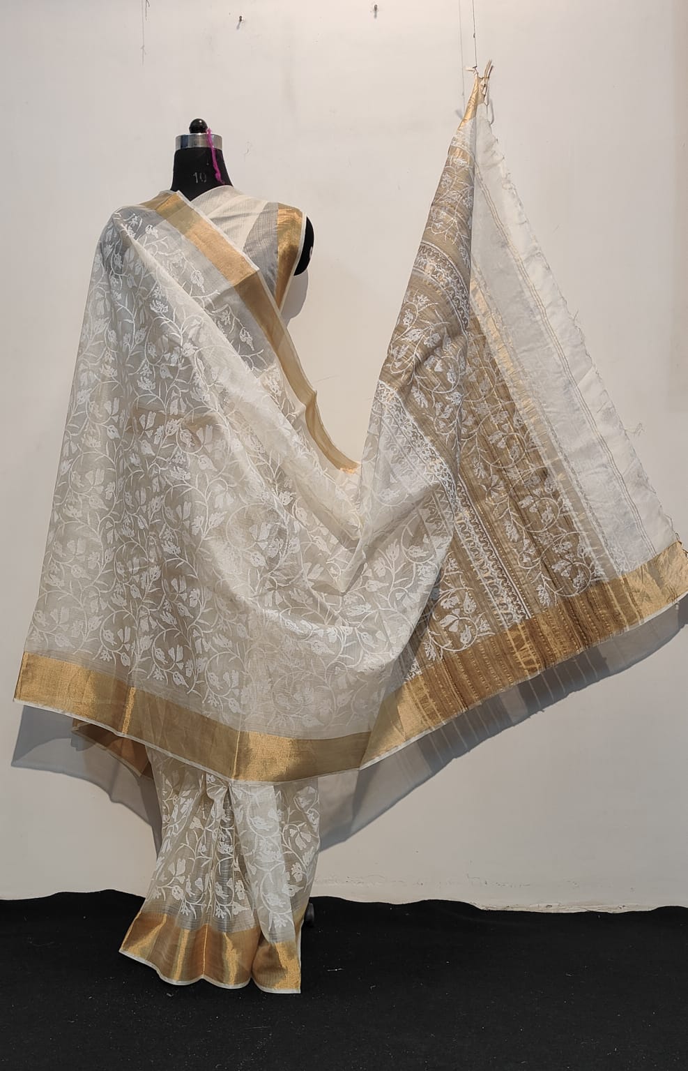 Tussar kosa silk saree