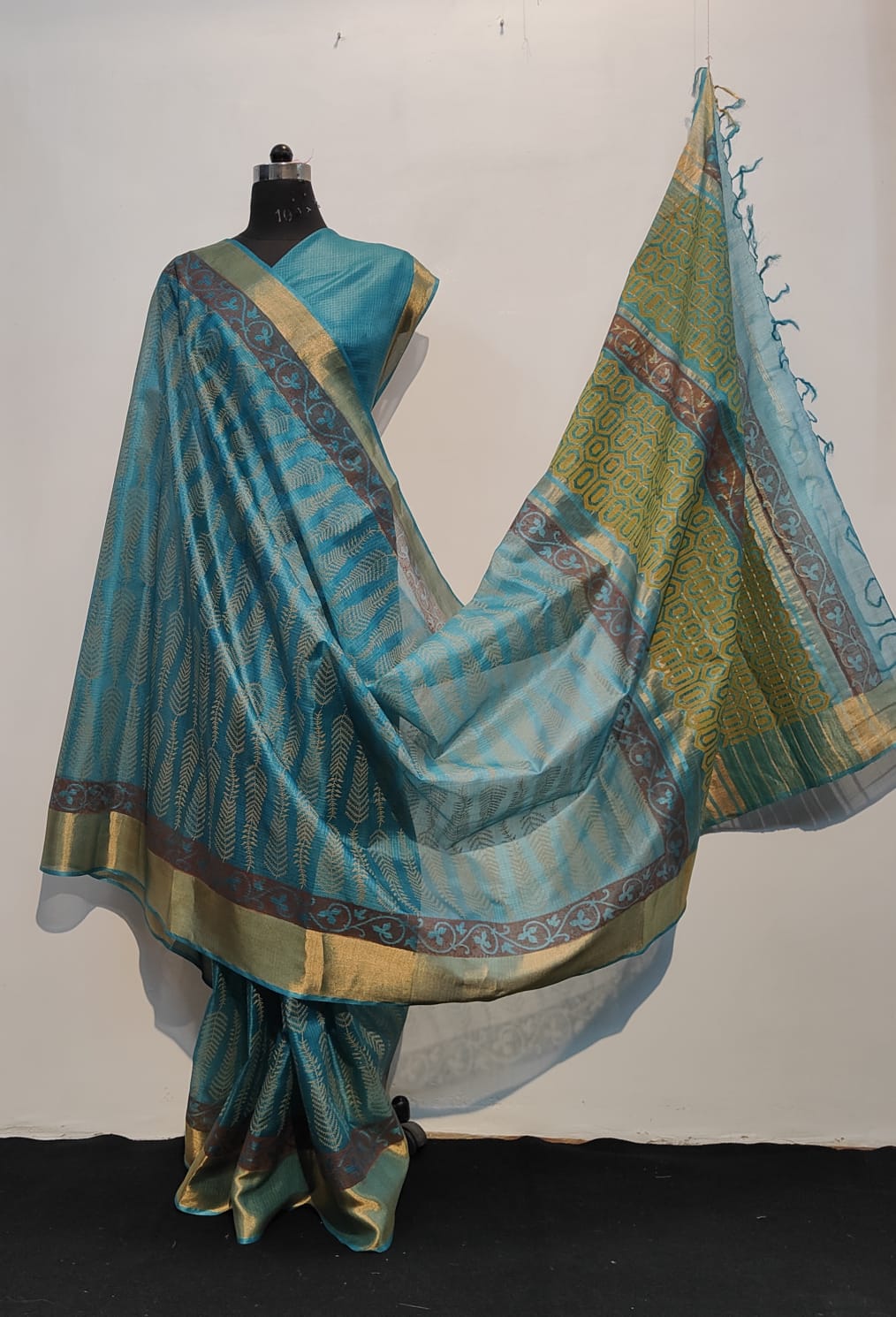 Tussar kosa silk saree