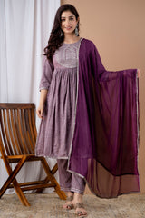 Rayon kurti pant suit