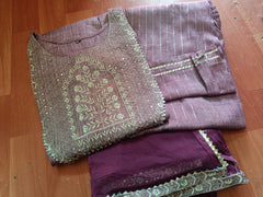 Rayon kurti pant suit