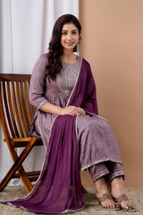 Rayon kurti pant suit