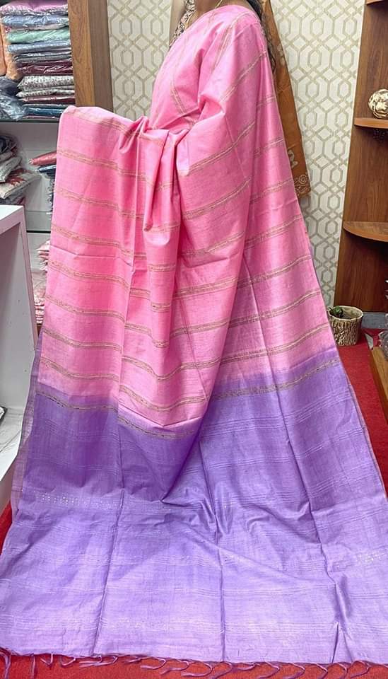 Semi tussar silk saree